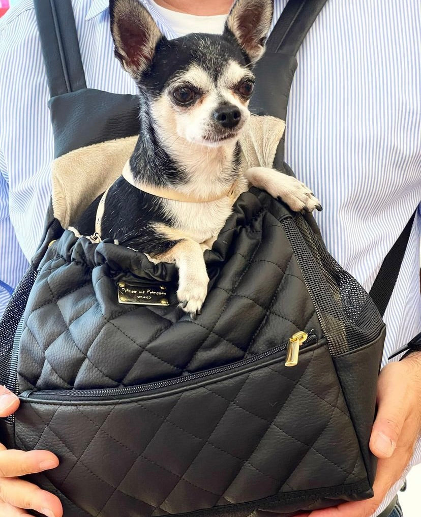 Dog Pouch Carrier - Black