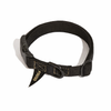 Found Classic Cotton Dog Collar | Black - Matte Black Hardware