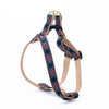 Up Country Black Tartan Dog Cast Brass Dog Harness