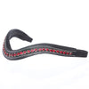 ExionPro Elegant Deep Curved Soft Padded Siam Crystal Decorated Browband