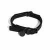 Black Washable Velvet Cat & Dog Collar – Matte Black Hardware