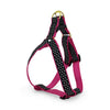 Up Country Black and White Dot Dog Cast Brass Dog Harness