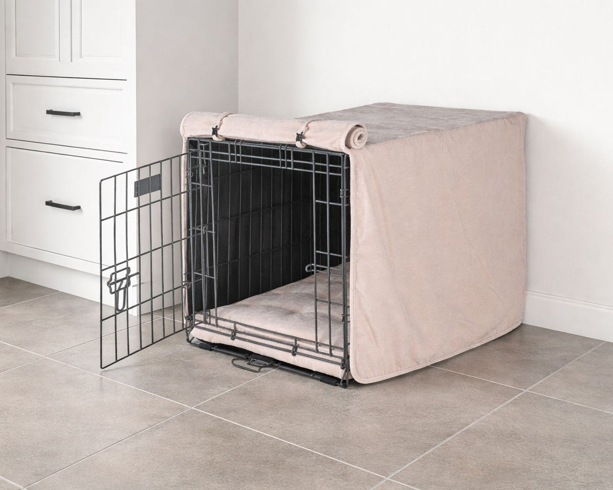 Bowsers Dog Crate Cover - Den-Like Privacy and Crate Comfort