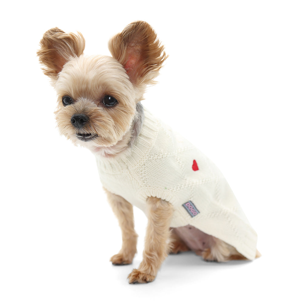 DOGO Bone Heart Dog Sweater