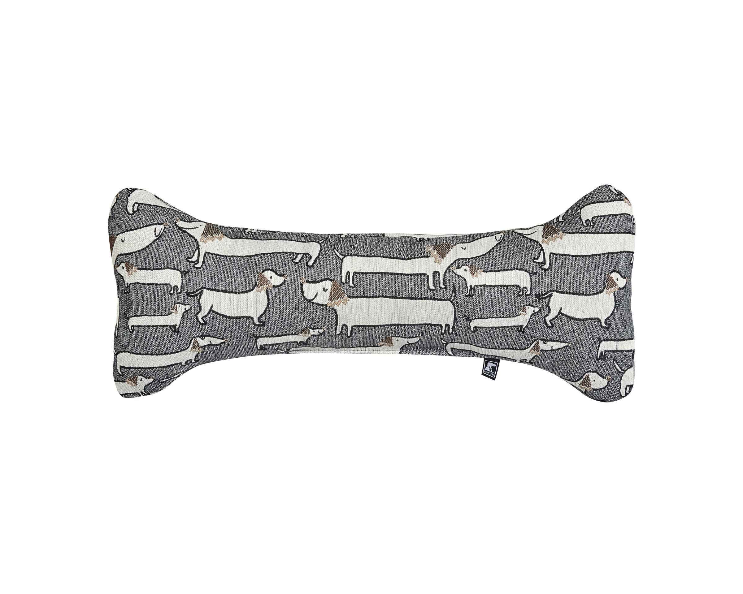 Bowsers Bumper Bone Dog Pillow – Plush Headrest & Security Bumper