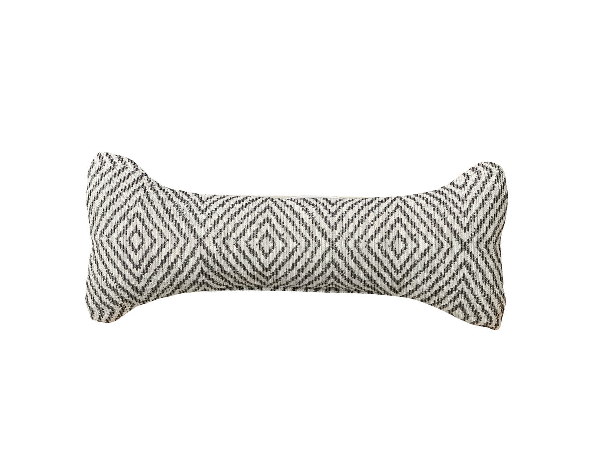 Bowsers Bumper Bone Dog Pillow - Plush Headrest & Security Bumper