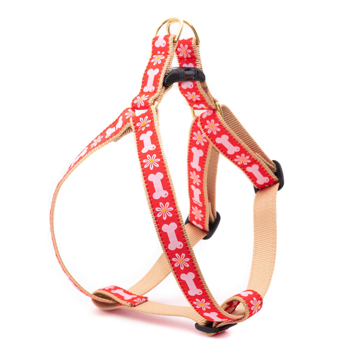 Up Country Bones in Bloom Dog Harness