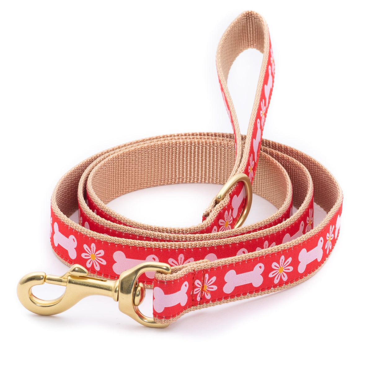 Up Country Bones in Bloom Dog Lead