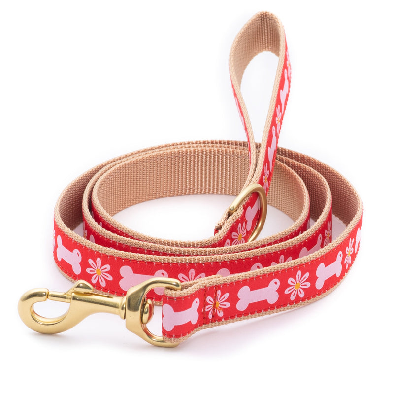 Up Country Bones in Bloom Dog Lead