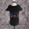 Hello Doggie Born in the USA Polo Black Limited Edition Sparkle Style (Now on Sale!) Tees