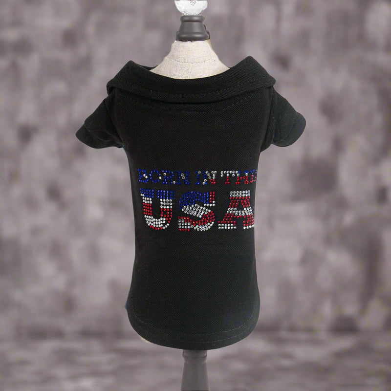 Born in the USA Polo - Red Limited Edition Sparkle Style (Now on Sale!)