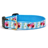 Up Country Bouquet Narrow Cast Brass Dog Collar