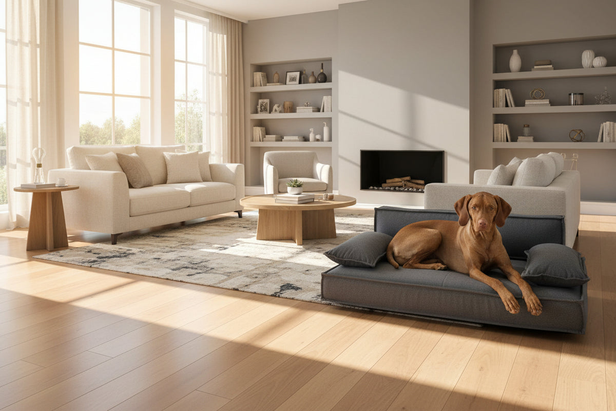 Bowsers Scandinave Flint Pet Sofa - Furniture-Level Comfort for Dogs