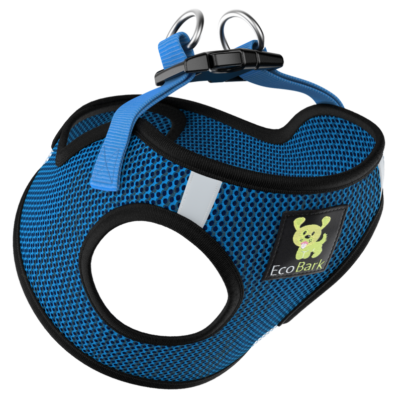 EcoBark – Bright Blue Sport Reflective Step-In Dog Harness