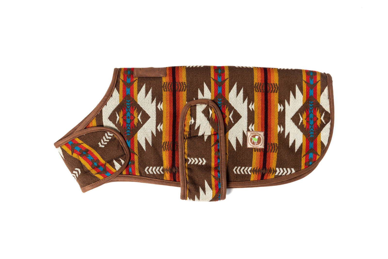 Brown Southwest Blanket Dog Coat