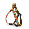 Up Country Brown Stripe Dog Cast Brass Dog Harness