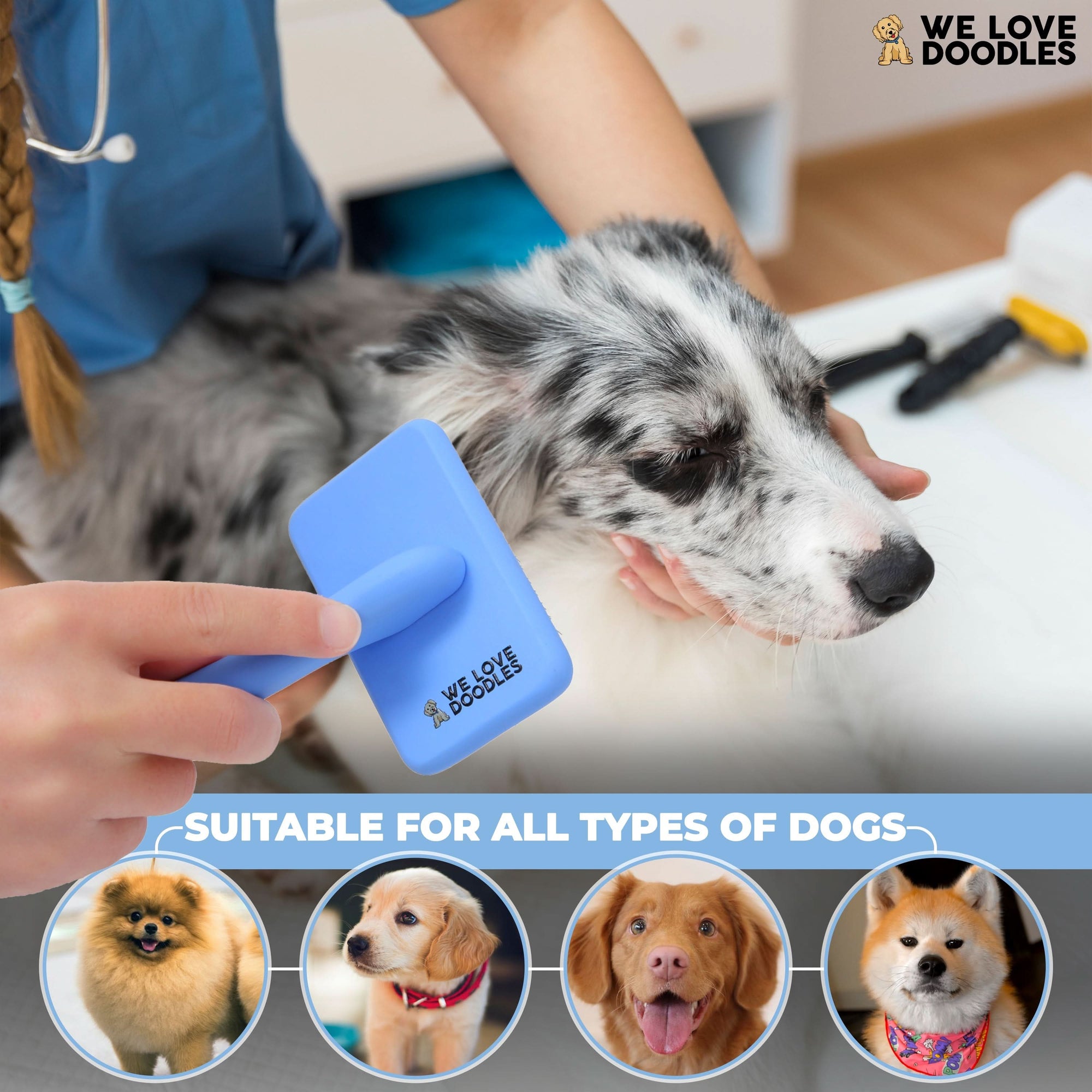 Slicker Brush for Dogs Small