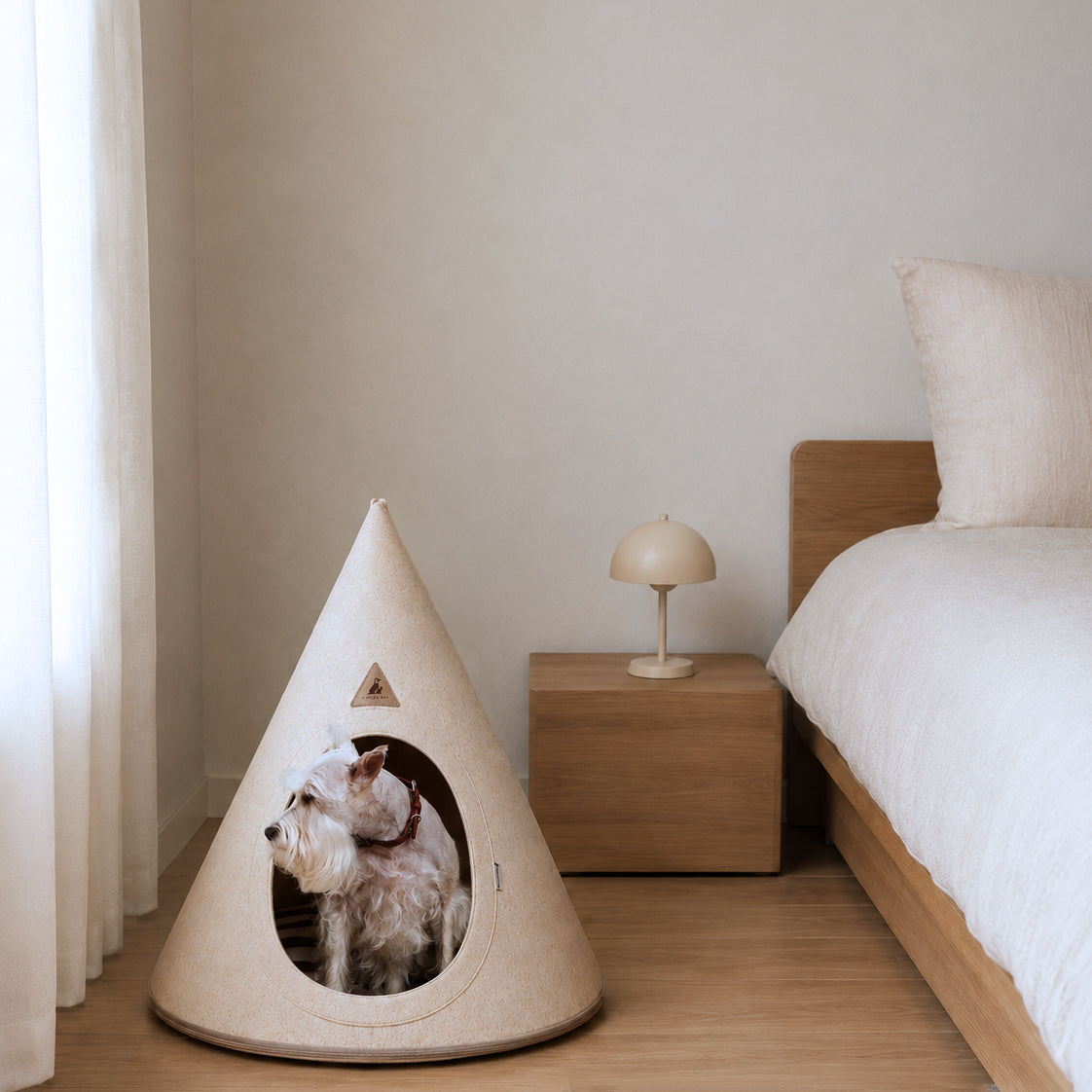 Nooee Pet Cave Buddy (L) - Cream