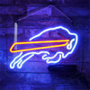 Buffalo Bills Logo Real Glass Neon Sign