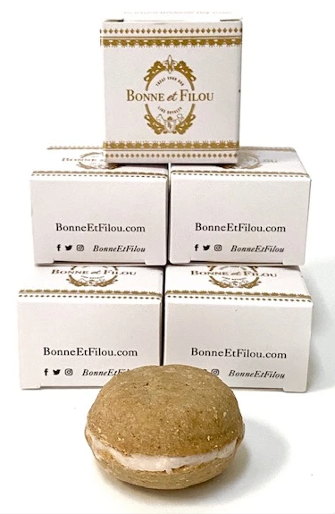 Bonne et Filou – 40-Count French Dog Macaron Gift Box