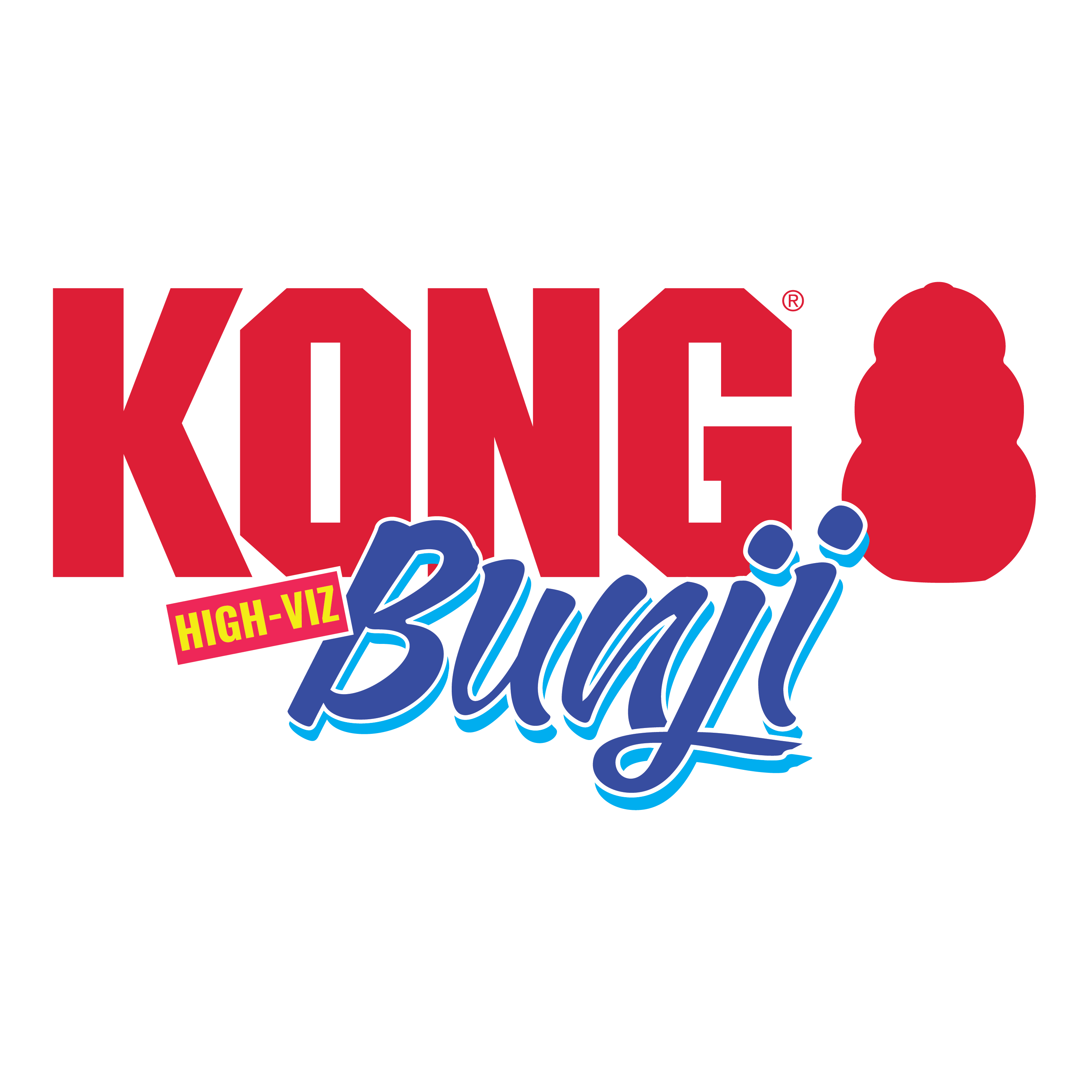 Kong Bunji High-Viz Ball Assorted - HT Animal Supply