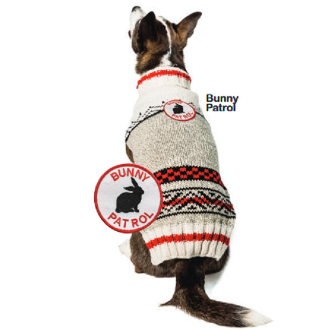 Bunny Patrol Dog Sweater