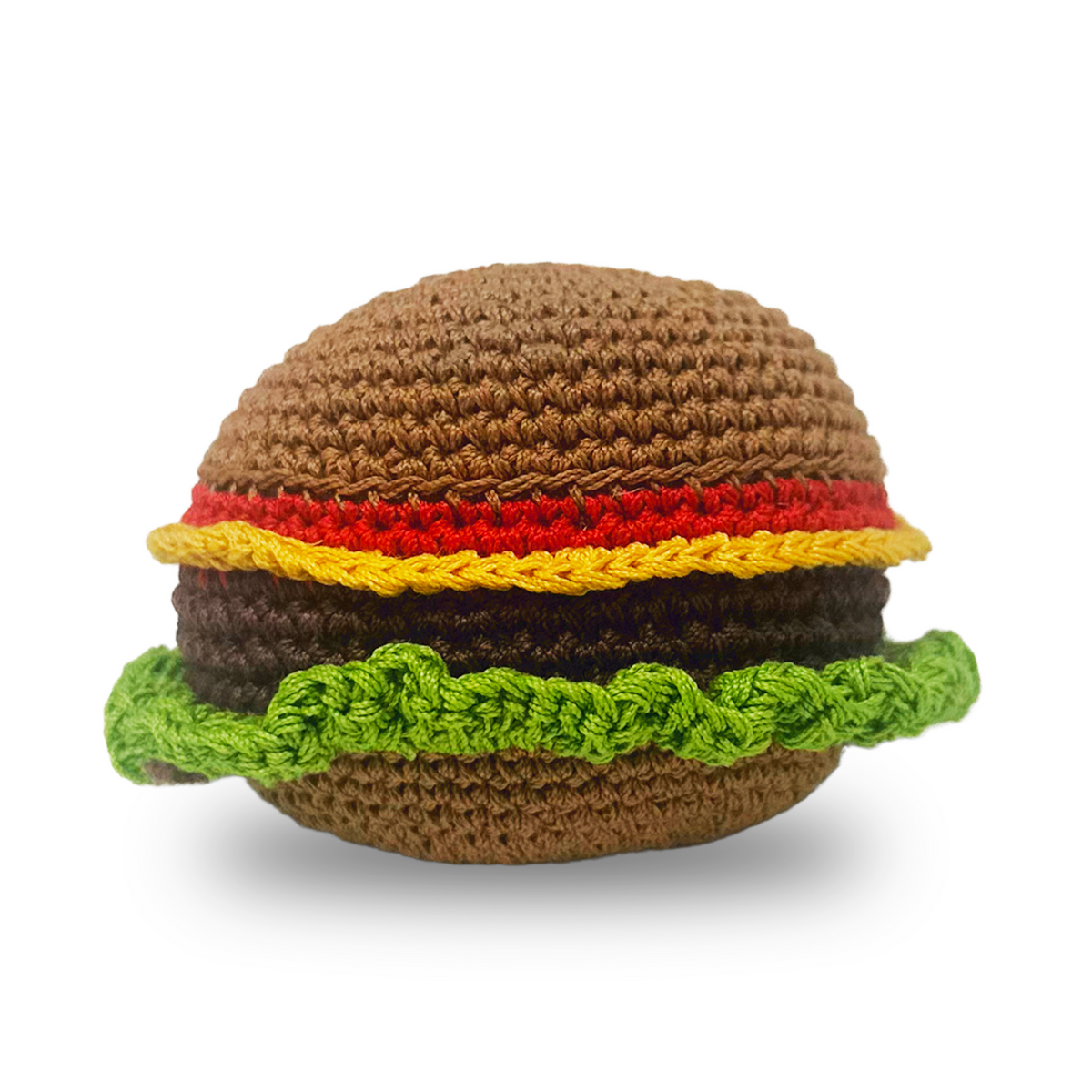 DOGO Burger Crochet Dog Toy