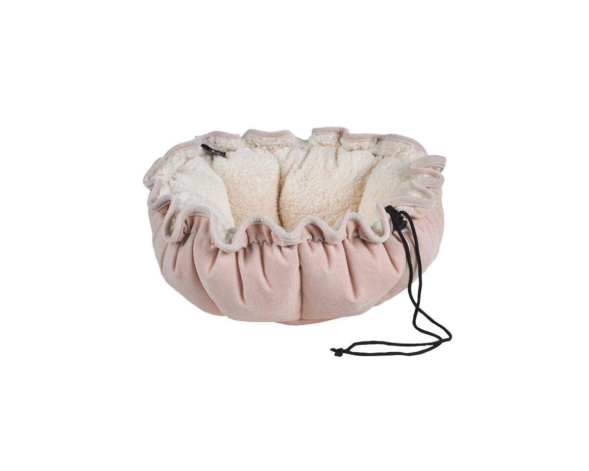 Bowsers Buttercup Cozy Pet Bed - Soft Nesting Comfort for Small Spaces