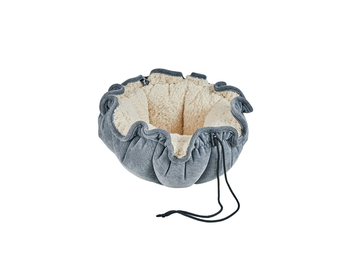 Bowsers Buttercup Cozy Pet Bed - Soft Nesting Comfort for Small Spaces
