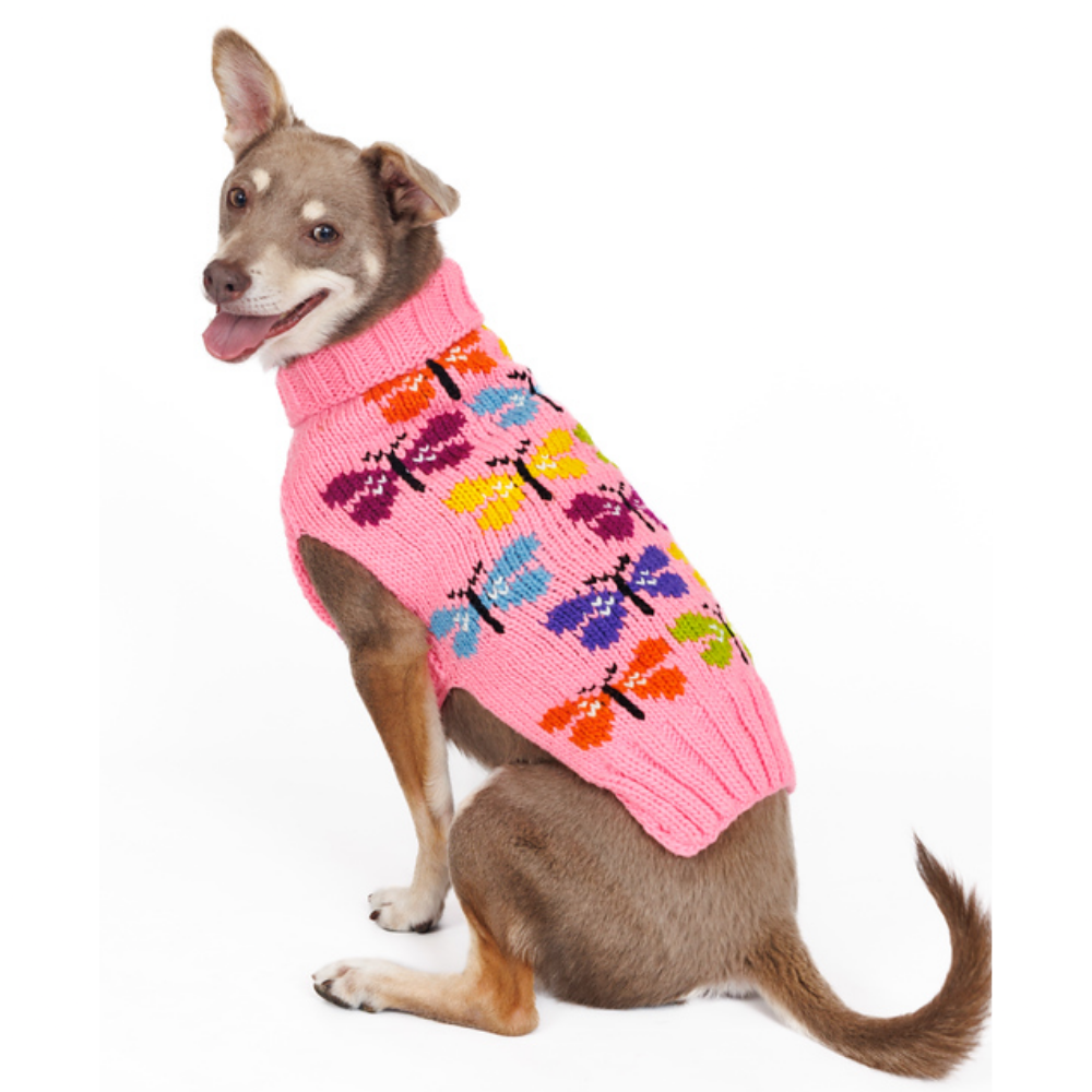 Chilly Dog Butterfly Wool Dog Sweater
