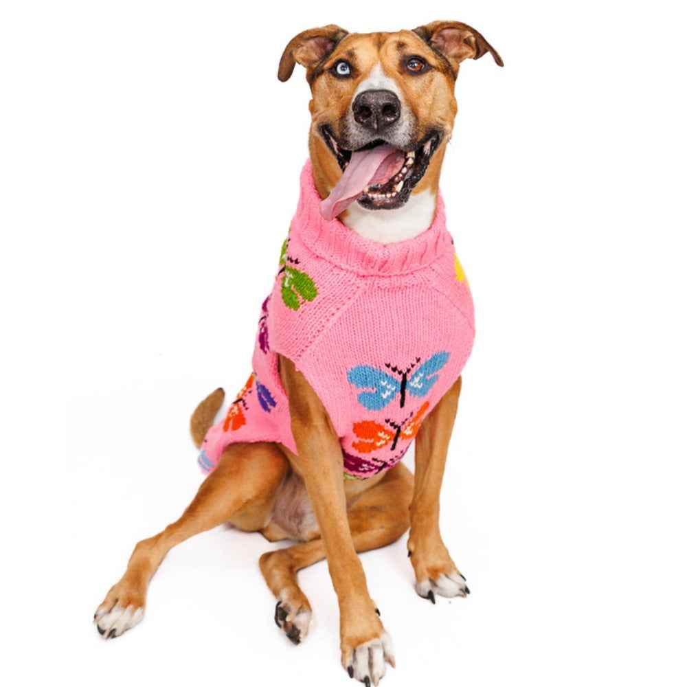 Chilly Dog Butterfly Wool Dog Sweater