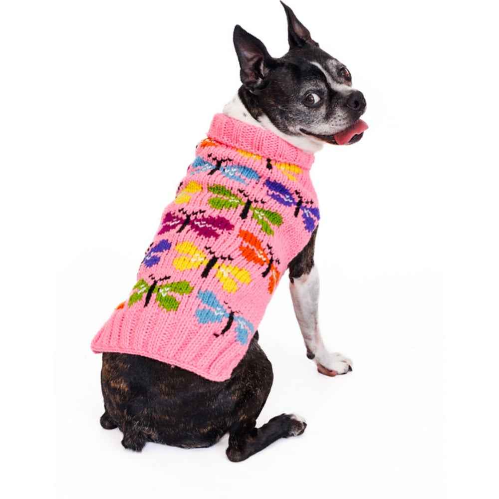 Chilly Dog Butterfly Wool Dog Sweater