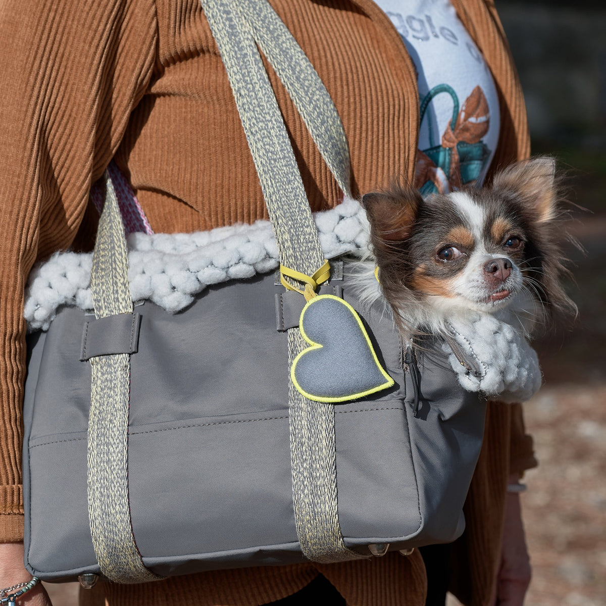 Lemon Cuore-Bag - Wool Interior