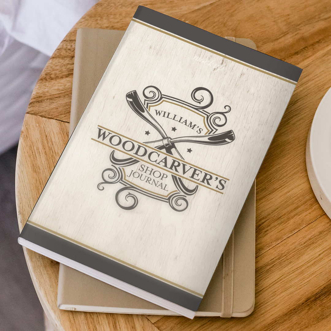 Woodcarvers Shop Journal Customized