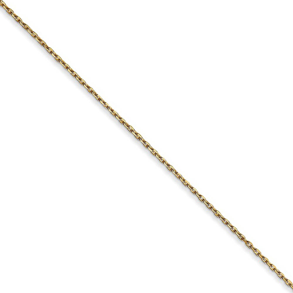 14k Yellow Gold Louisiana State Dog Tag Necklace