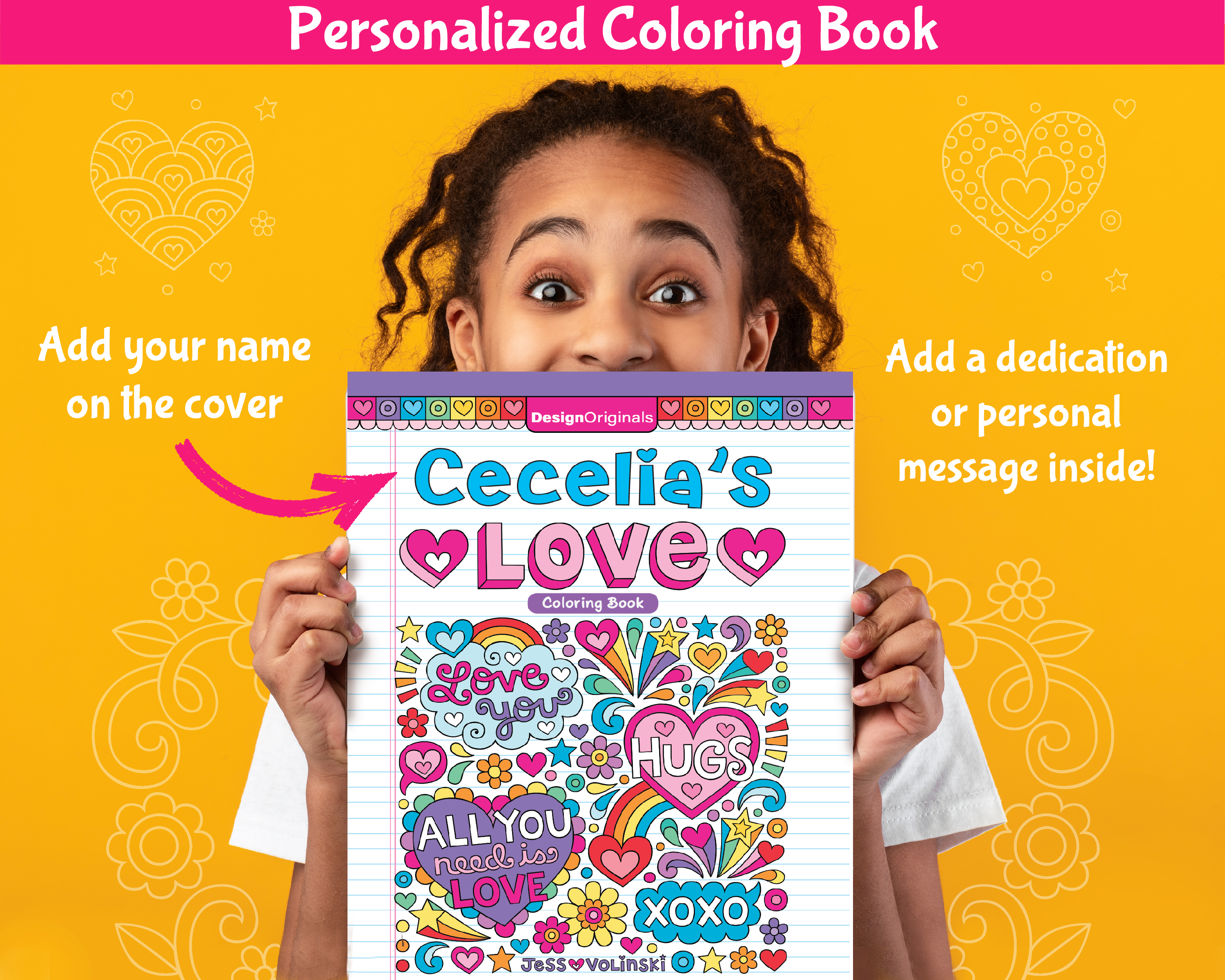Notebook Doodles Love Customized