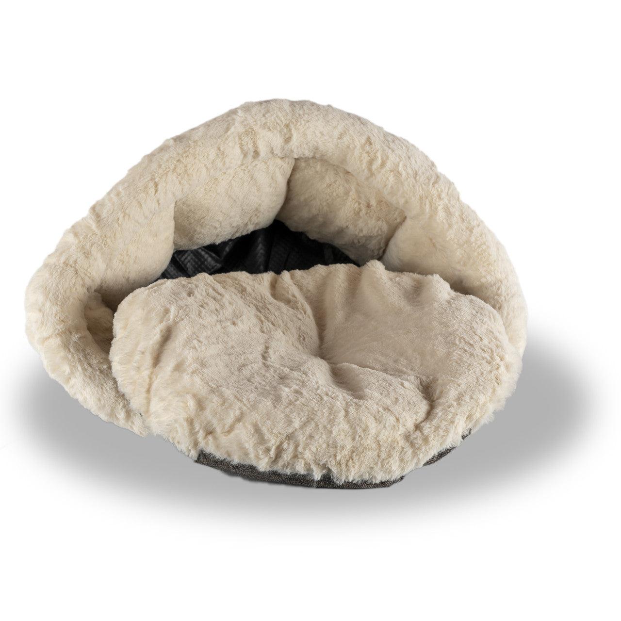 Cozy Cat Bed in Beige and Gray C105HHS/MB