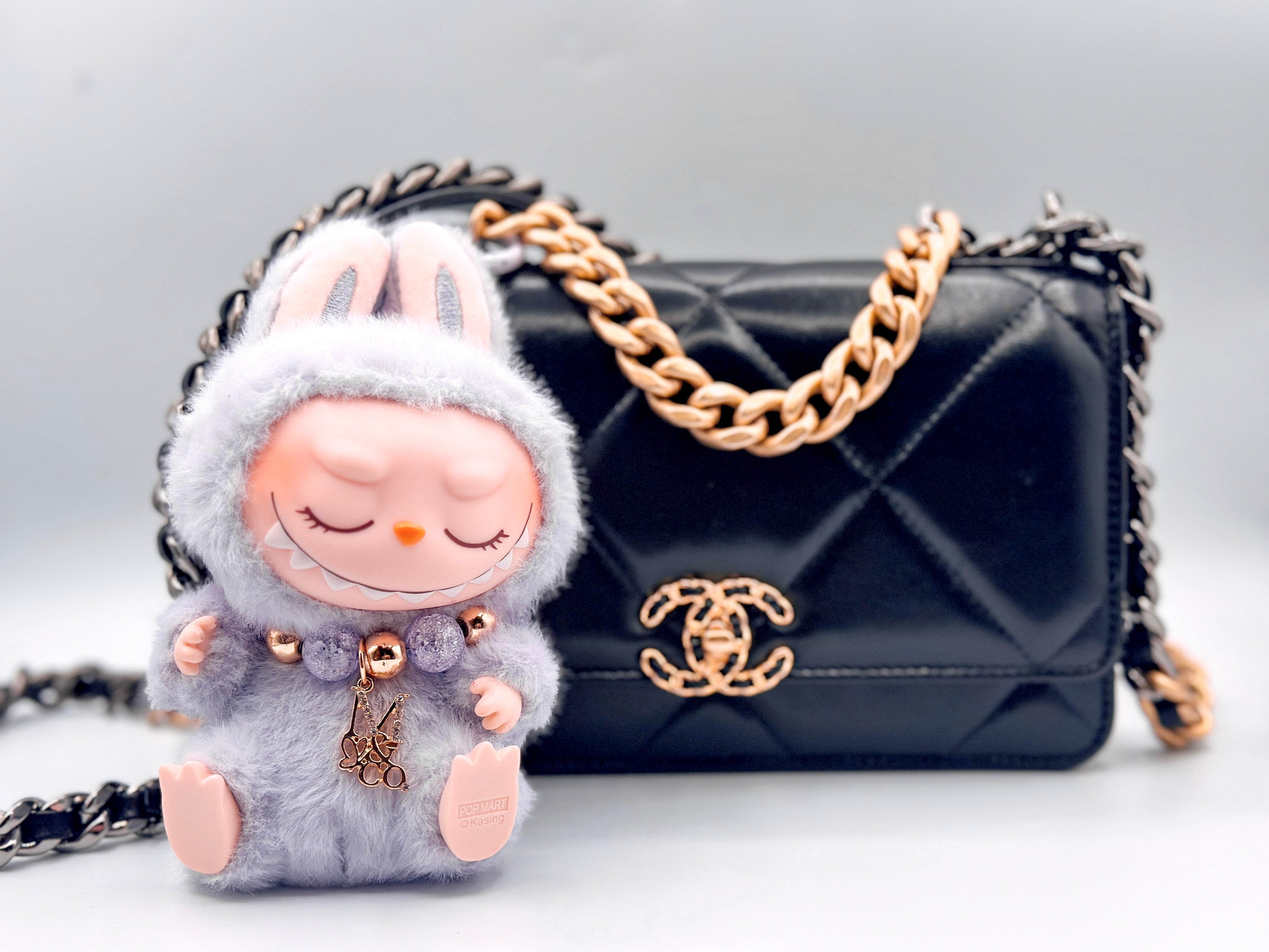 Labubu Necklace: Lavender Spell