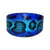 Electric/Turquoise Blue & Black 3" Wide Style Collar