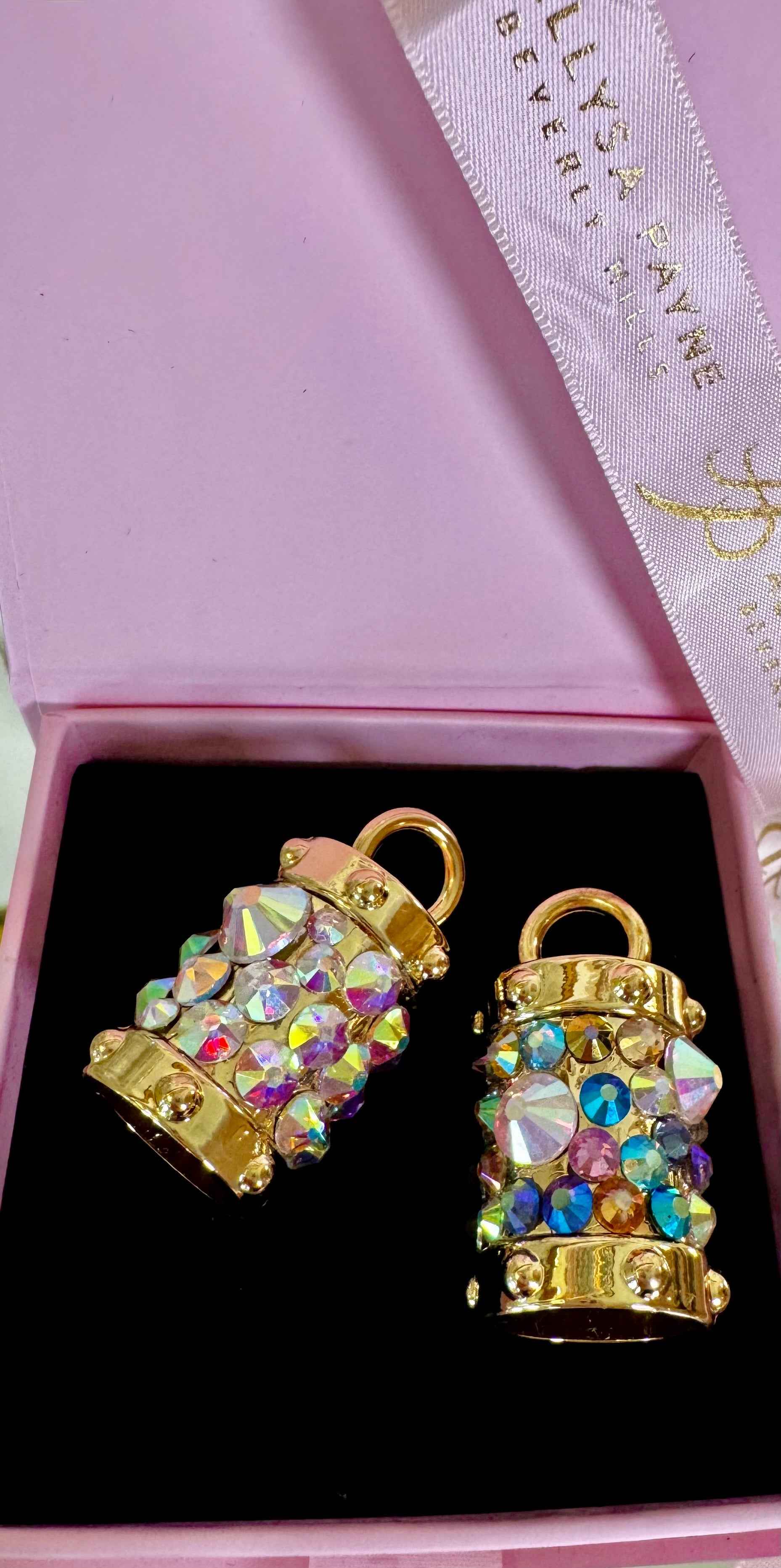 Allysa Payne Aurora Swarovski Crystal Love Charm Set