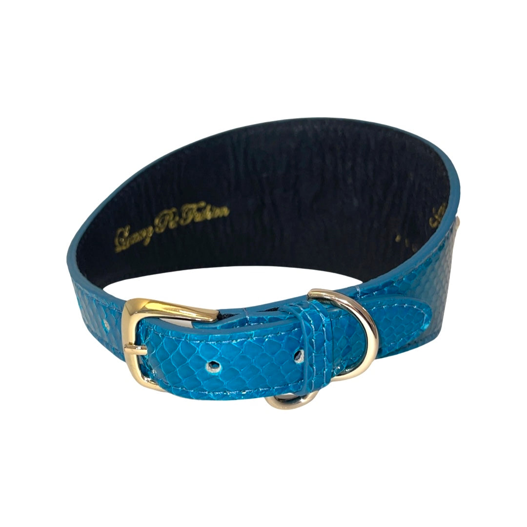 Allysa Payne Dark Turquoise Snake with our 3 Custom Swarovski Crystal Rivets