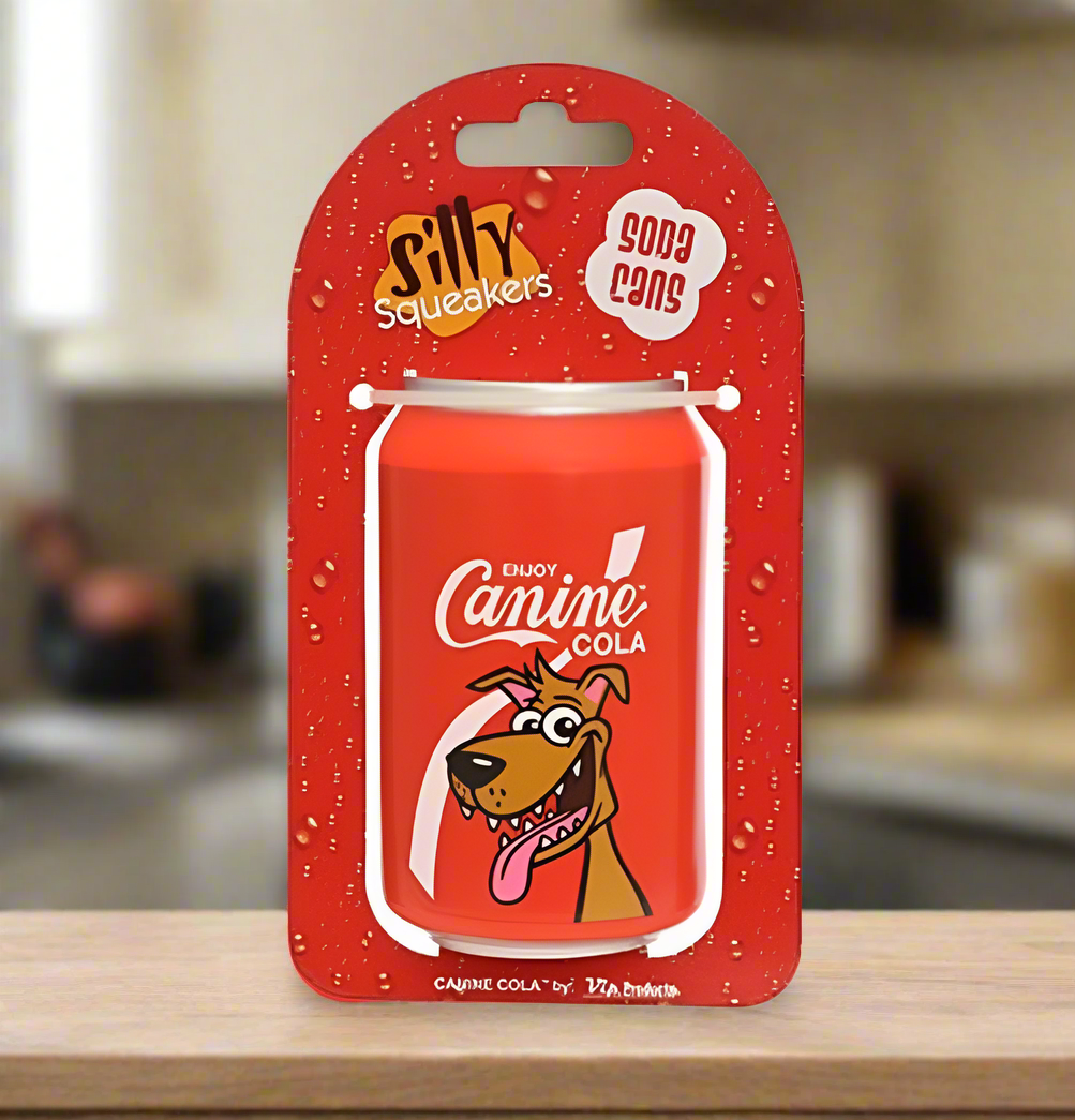 Silly Squeakers® Soda Can - Canine Cola