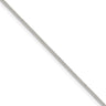 1.2mm Sterling Silver, Round Solid Snake Chain Necklace