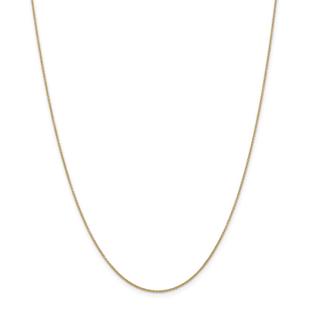 14k Yellow Gold Reversible Horseshoe Necklace