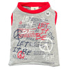 Heads or Tails Pup Let It Be Medium Upcycled Dog Shirt