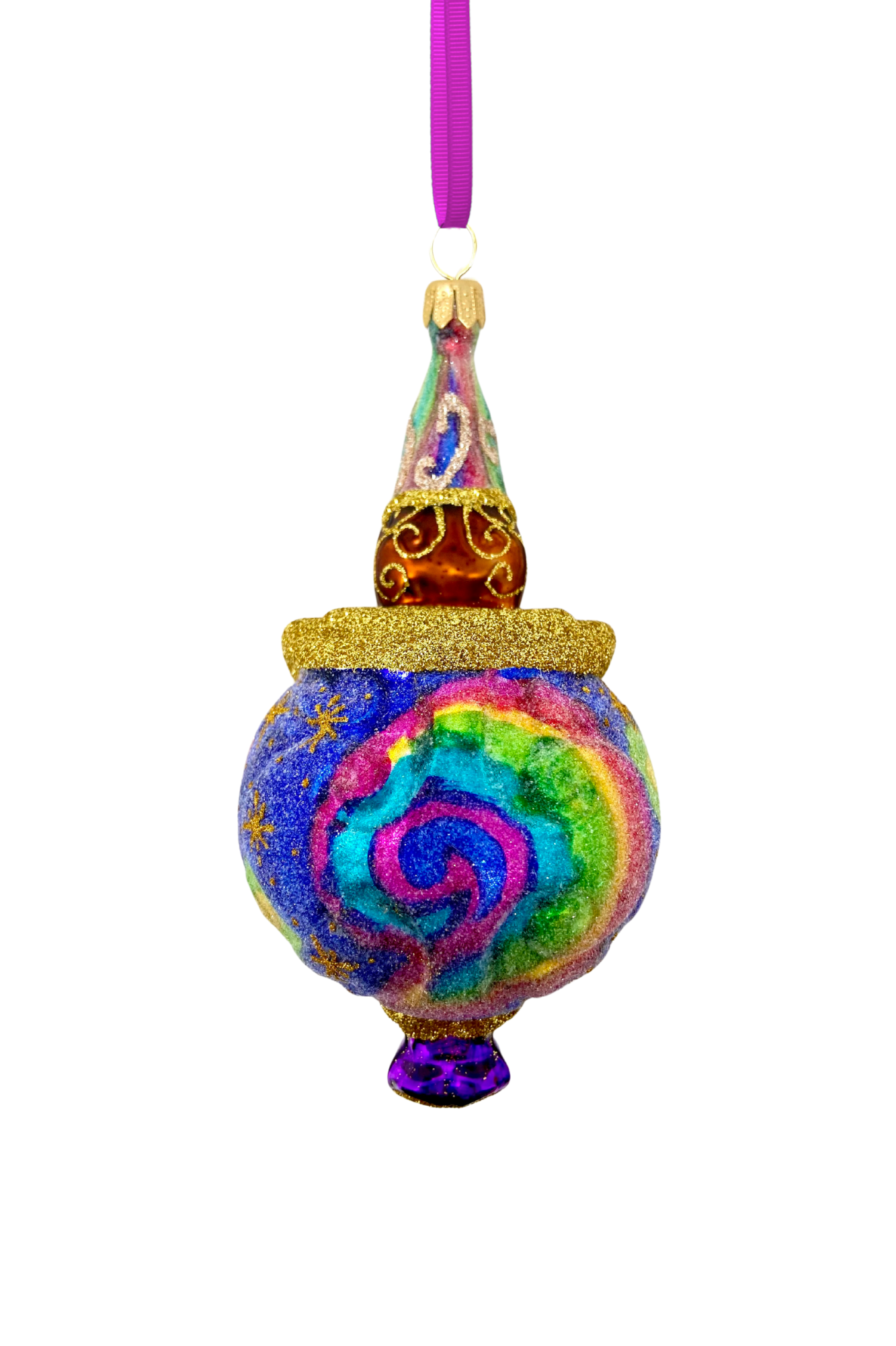 Candy Dandy Pastel Glass Ornament
