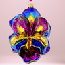 Caprice Iris Polish Glass Ornament