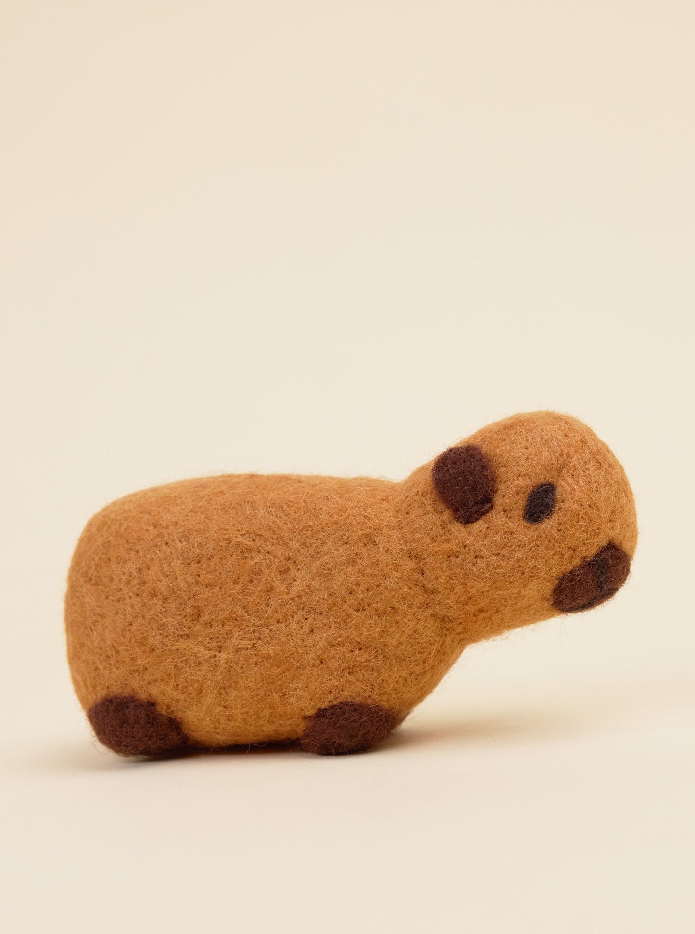 Capybara Wool Dog Toy