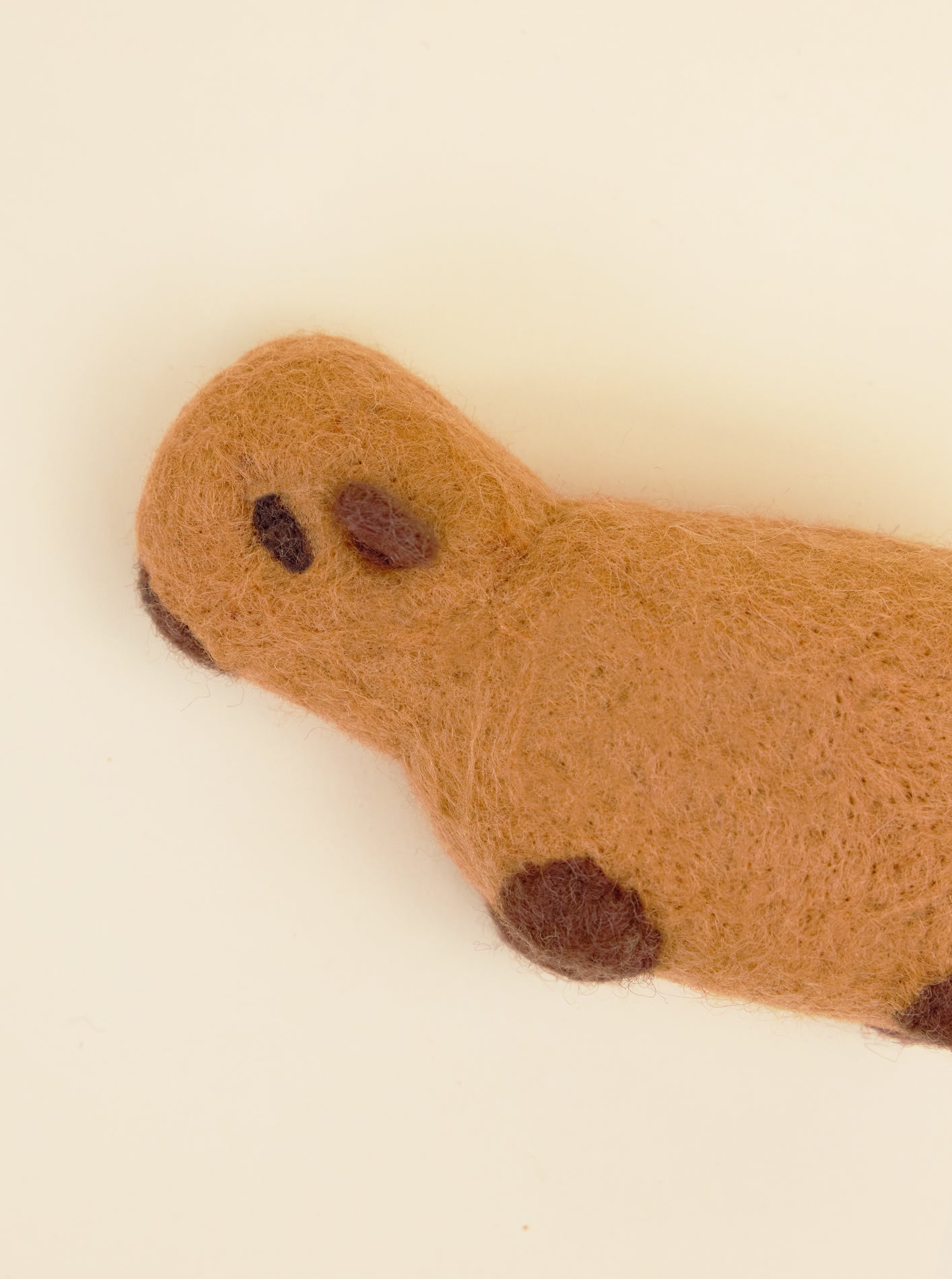 Capybara Wool Dog Toy
