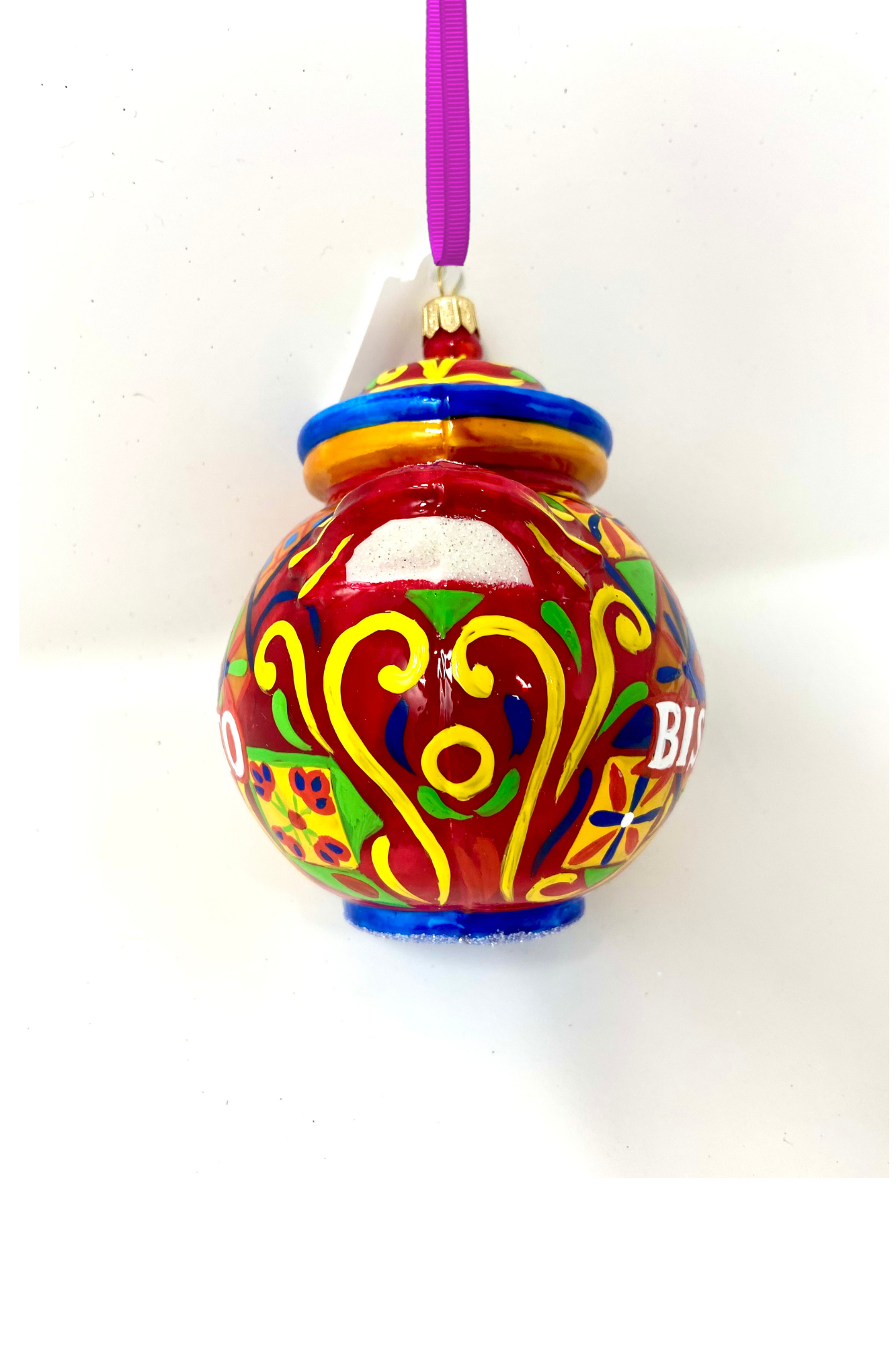 Casa Dolce Jar Glass Christmas Ornament